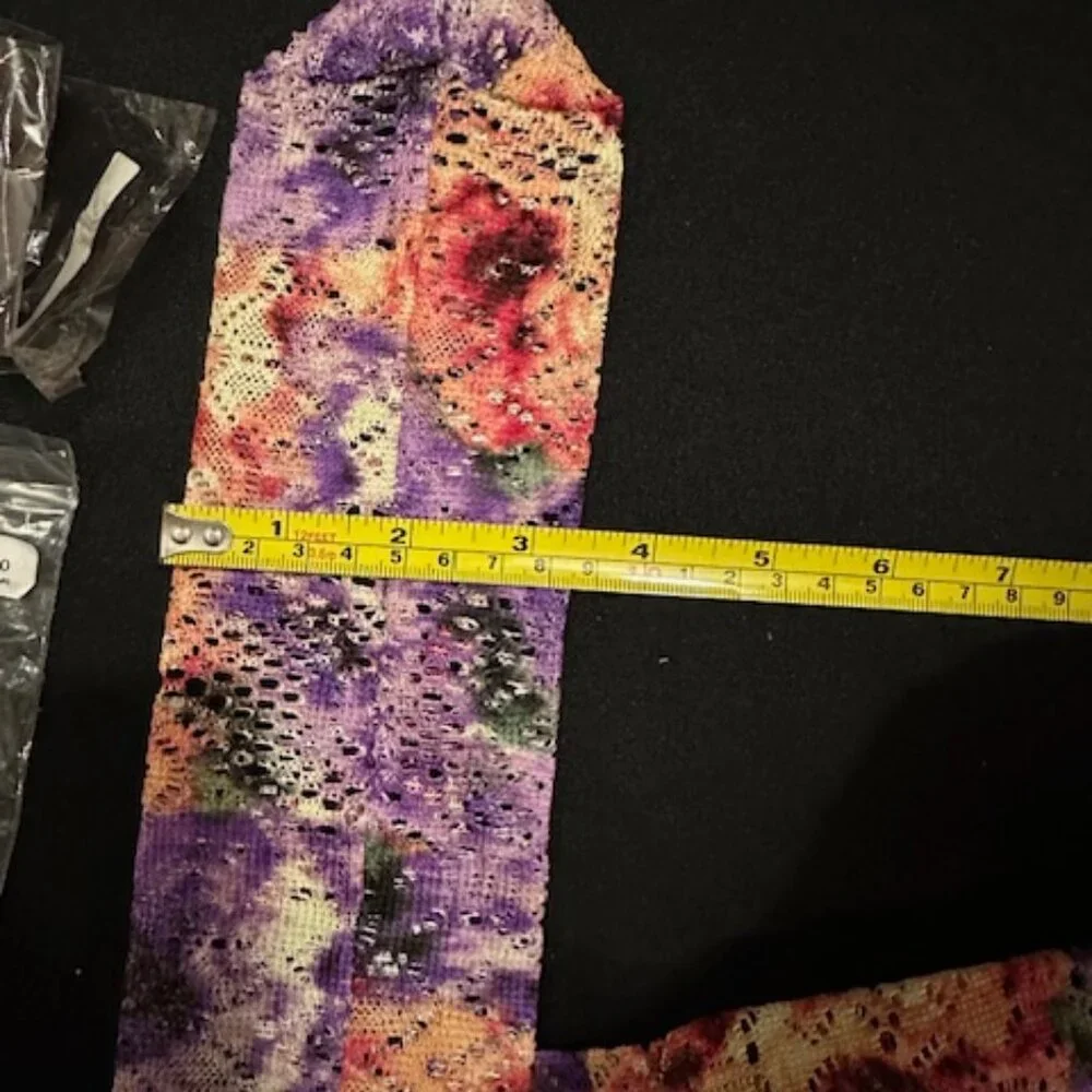 Multi Colored Mesh Knot Headband   -Women's  MCLWKH  Handmade NWT Boutique - Picture 3 of 3